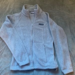 Light Grey Columbia Zip Up